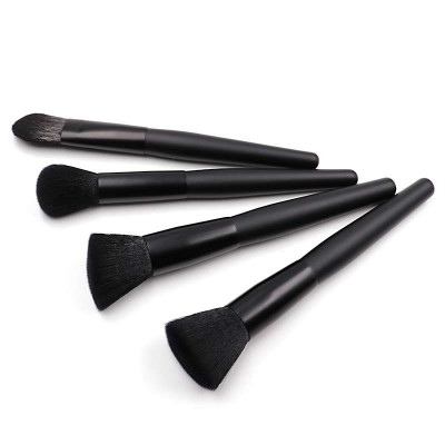 new design professional 11pcs beauty tools face brush set black eye makeup brush