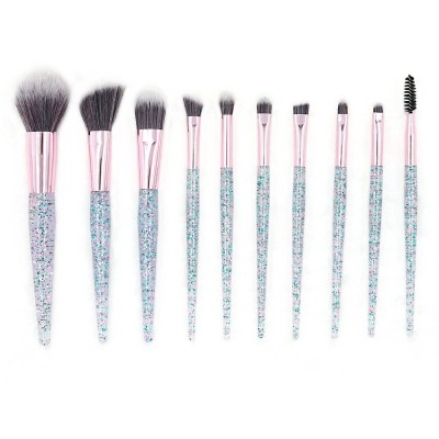 12 pcs Synthetic Hair Plastic Handle Makeup Brush Private Label Professional Brush