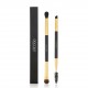 DC0218 Docolor Professional Eyebrow Brush double ended makeup brush With Eyebrow Comb - BLACK